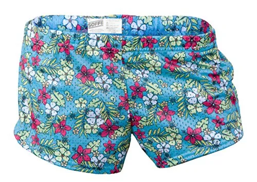 Soffe Junior's Mesh Teeny Tiny Short, Aloha, Large