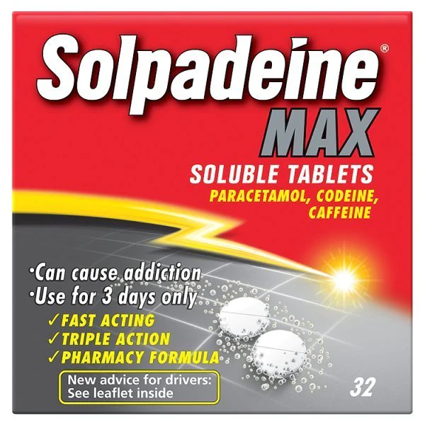 SOLPADEINE MAX SOLUBLE TABLETS - 32 TABLETS