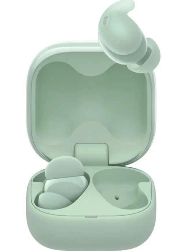 Sony - LinkBuds Fit True Wireless Noise Canceling Earbuds - Green