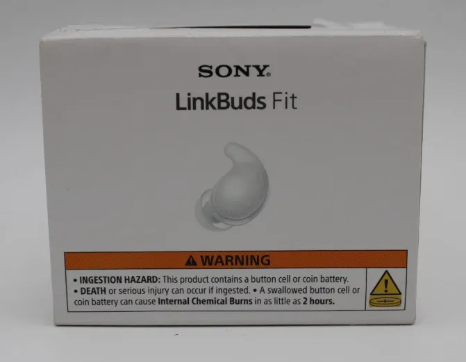 Sony LinkBuds Fit Truly Wireless Noise Canceling Earbud Headphones - White
