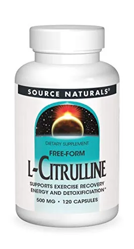 Source Naturals L-Citrulline - Supports Exercise Recovery, Energy and Detoxification, 500 mg - 120 Capsules