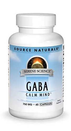 Source Naturals Serene Science GABA 750 mg Calm Mind - 45 Capsules