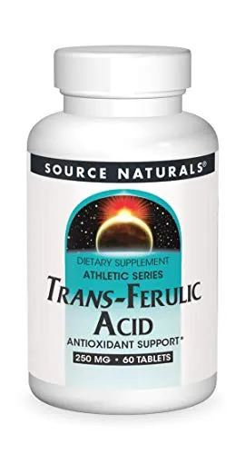 Source Naturals Trans-Ferulic Acid 250mg, 60 Tablets