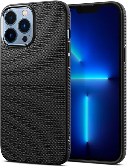Spigen Liquid Air Designed for iPhone 13 Pro Max Case (2021) - Matte Black