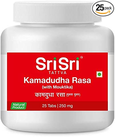 Sri Sri Tattva Kamadudha Rasa 250mg Tablet -25 Tablets