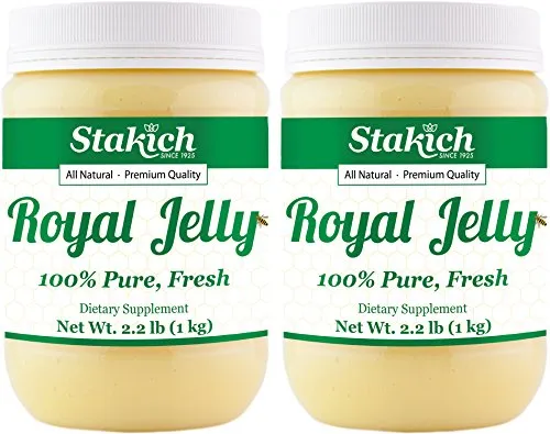 Stakich Fresh Royal Jelly - Pure, All Natural, Highest Quality - No Additives/Flavors/Preservatives Added - 2 KG
