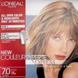 Stkertools(TM) LOreal Paris Couleur Experte Express Hair Color, 7 Dark Blonde/Biscotti, New