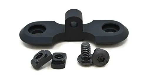 STNGR USA M-Lok Bipod Adapter Mount - Proudly Made in USA - Includes 2 T-Nuts & 2 Screws