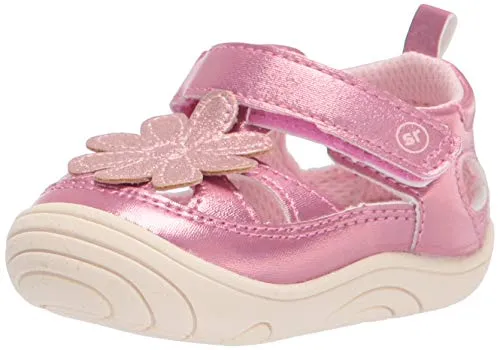Stride Rite 360 girls Alicia First Walker Shoe, Pink, 5 Infant US