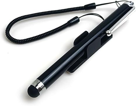Stylus Pen for Touch Screen with Pen Holder, Bike Motorcycle Stylus Pen with Anti-Drop Spring Strap, High Precision and Sensitivity, Glove-Friendly for iPad iPhone Android Tablets Smartphone (1PCS-1)
