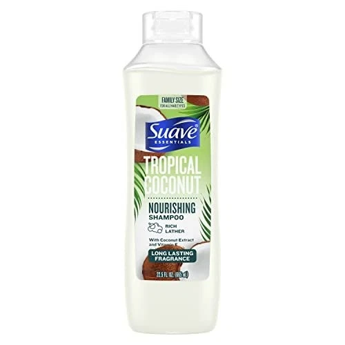 Suave Essentials Nourishing Shampoo, Infused with Coconut Extract and Vitamin