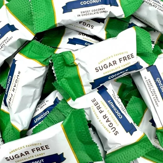 Sugar Free Coconut Filled Chocolate Delight-1 lb | Made with Stevia Extract, Guilt-Free Indulgence, For Health-Conscious Chocolate Lovers(16 oz)