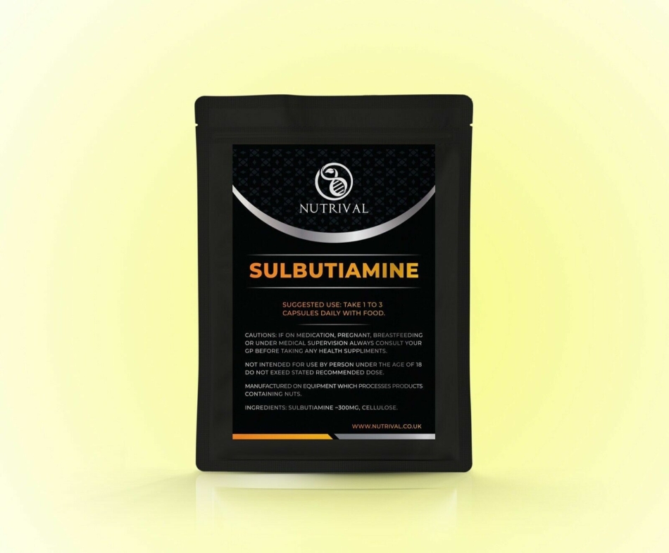Sulbutiamine 300mg capsules (x60), nootropic