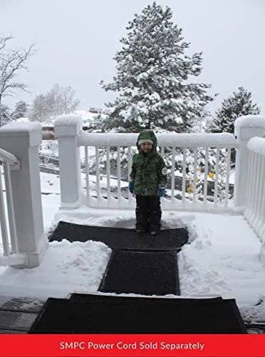 Summerstep Home WM24x60C-RES Residential Snow Melting Heated Walkway Mat, Anti-Slip, 120V, 310 Watts, 5ft Length, 2ft Wide, Keep your path safe and clear this snowy winter season