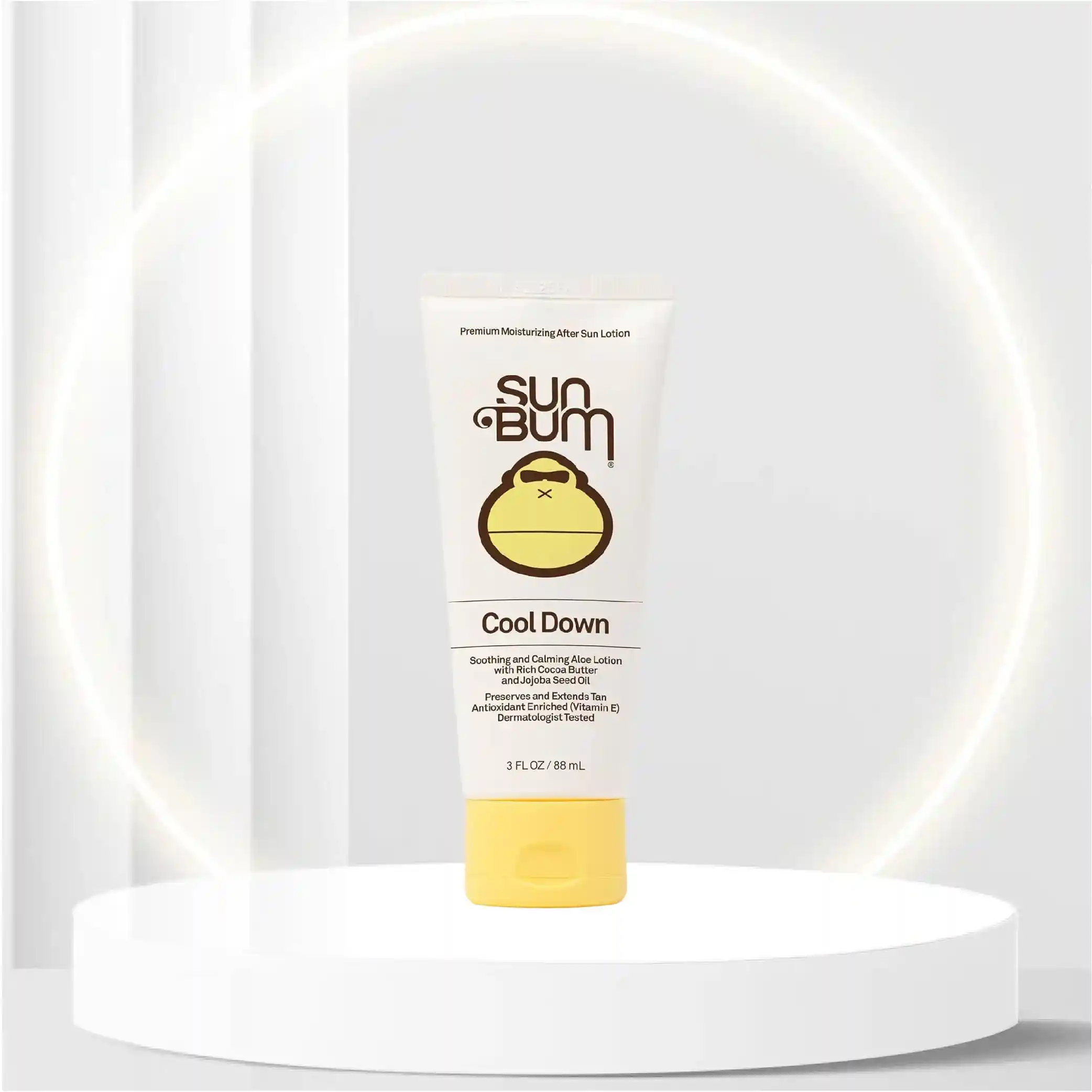 Sun Bum Cool Down Aloe Vera Lotion | Vegan and Hypoallergenic After Sun Care with Cocoa Butter to Soothe and Hydrate Sunburn Pain Relief | 3 oz