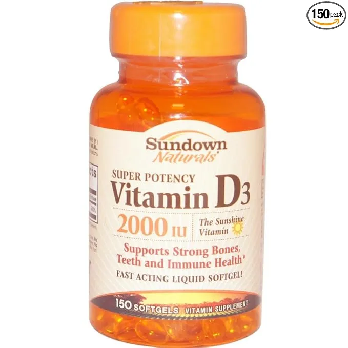 Sundown, Vitamin D-2000 Iu Softgels, 150 ct