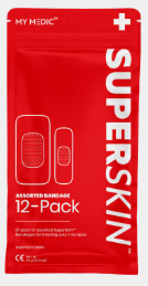 SuperSkin Assorted Bandage 12 Pack