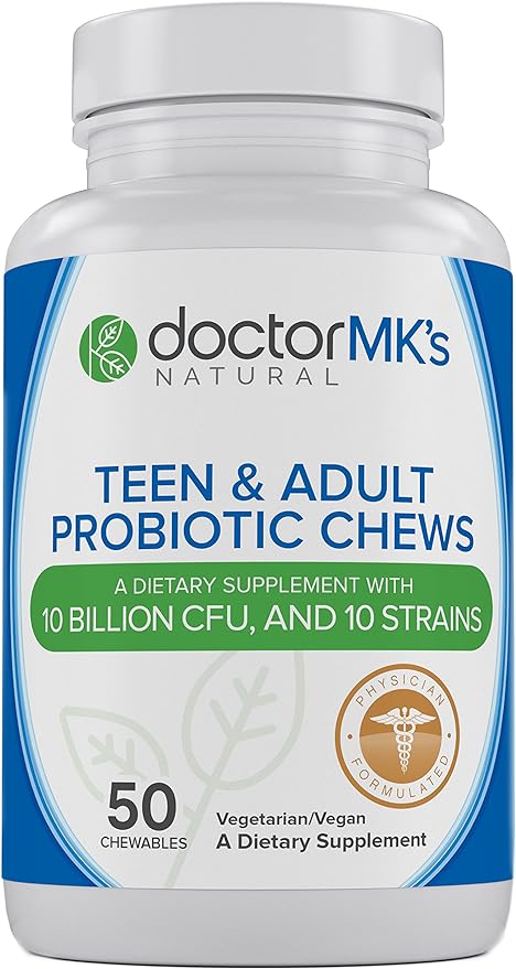 Teen/Adult Probiotics Chewable by Doctor MK'sÂ®, Sugar Free