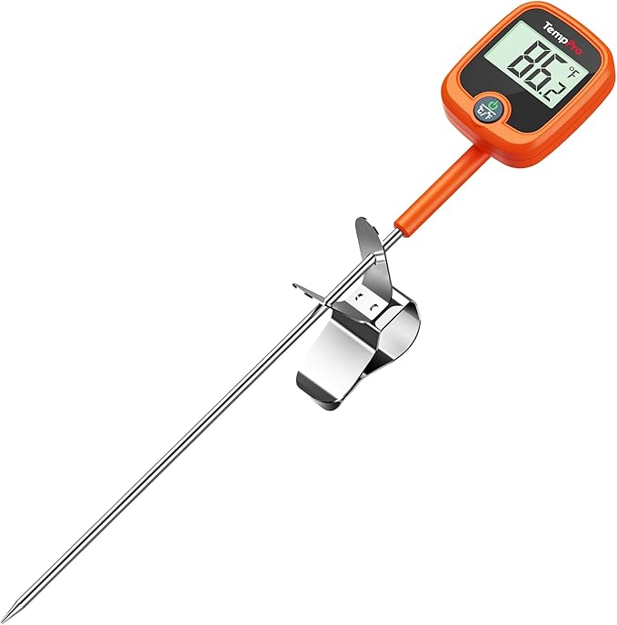 TempPro TP509 Candy Thermometer with Pot Clip, 10