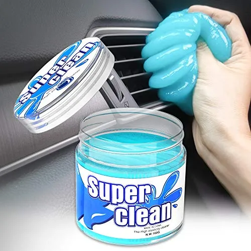 TESGO Cleaning Gel for Car Detailing Putty Keyboard Cleaning Gel Auto Detailing Gel Car Interior Cleaner Slime, Universal Dust Cleaner Gel for Car Vents, PC, Laptops, Cameras, Home and Office