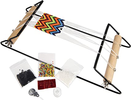 The Beadsmith Extra Wide Metal Bead Loom Kit, Includes Extra Wide Loom (14.5