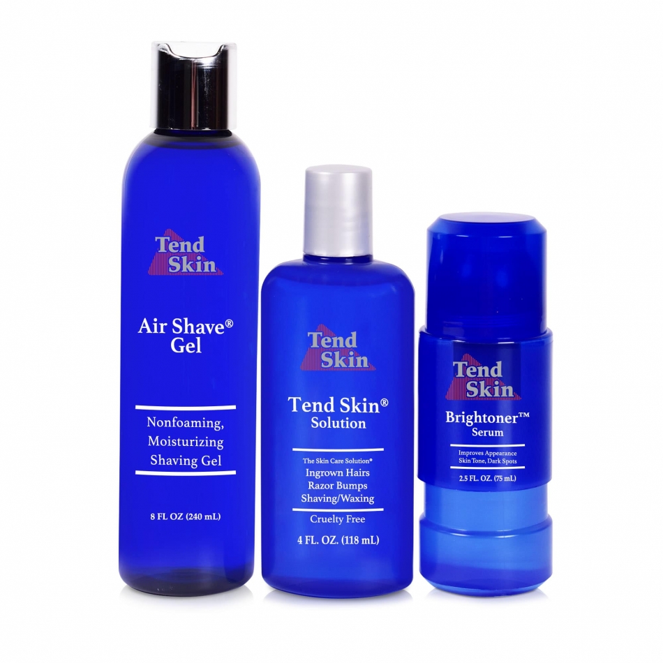 The Tend SkinÂ® Premium Women's Shaving Kit for Ingrown hair, dark spots, razor bumps & razor burns.