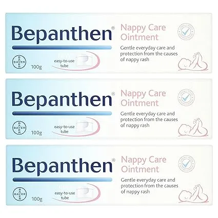 Three Packs of Bepanthen Ointment x 100g