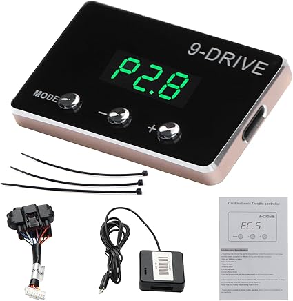 Throttle Response Controller, 9 Drive 9-Mode Smart Electronic Racing Pedal Accelerator for Toyota Tacoma FJ Cruiser 4Runner Hilu x Fortuner Innova Prius Prado (821)