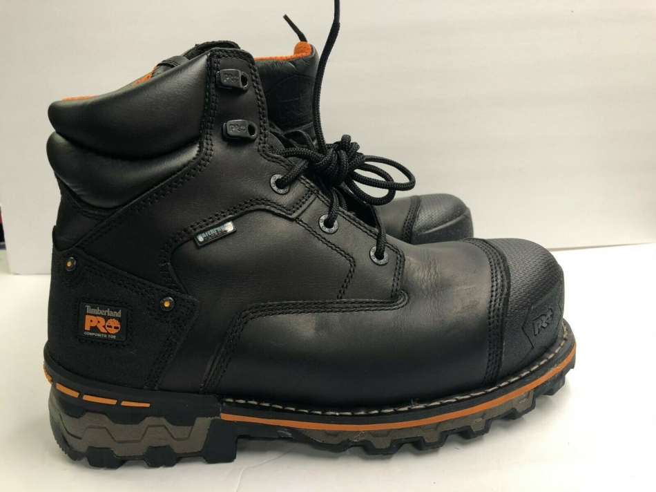 Timberland PRO Boondock Men's 9 Wide Waterproof Composite Toe A1FZP 6-Inch