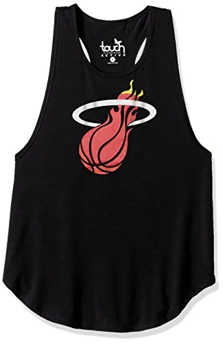 Touch by Alyssa Milano NBA Miami Heat Wishbone Tank, Large, Black