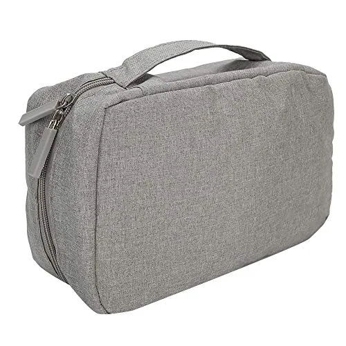 Travel Toiletry Bag, Portable Waterproof Hanging Cosmetic Organizer, Makeup, Toiletries, Hygiene Accessories, Shaving Kit, Clippers and Grooming Tools, Unisex