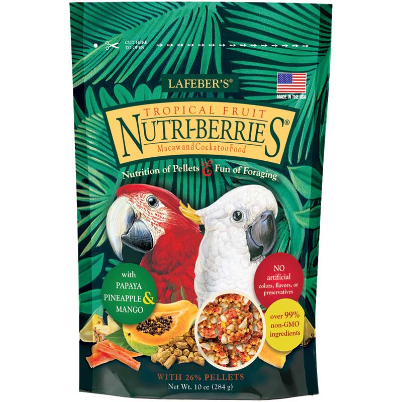Tropical Fruit Nutri-Berries for Macaws & Cockatoos