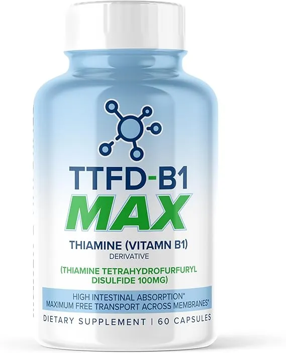 TTFD - B1 Max - Thiamine Vitamin B1 TTFD - 100mg