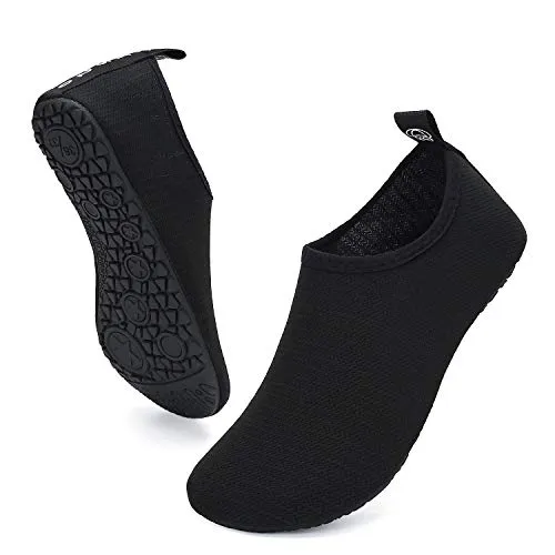 UBFEN Mens Womens Water Shoes Aqua Socks Quick Dry Barefoot Shoes for Yoga Swim Surf Pool Beach Walking Exercise
