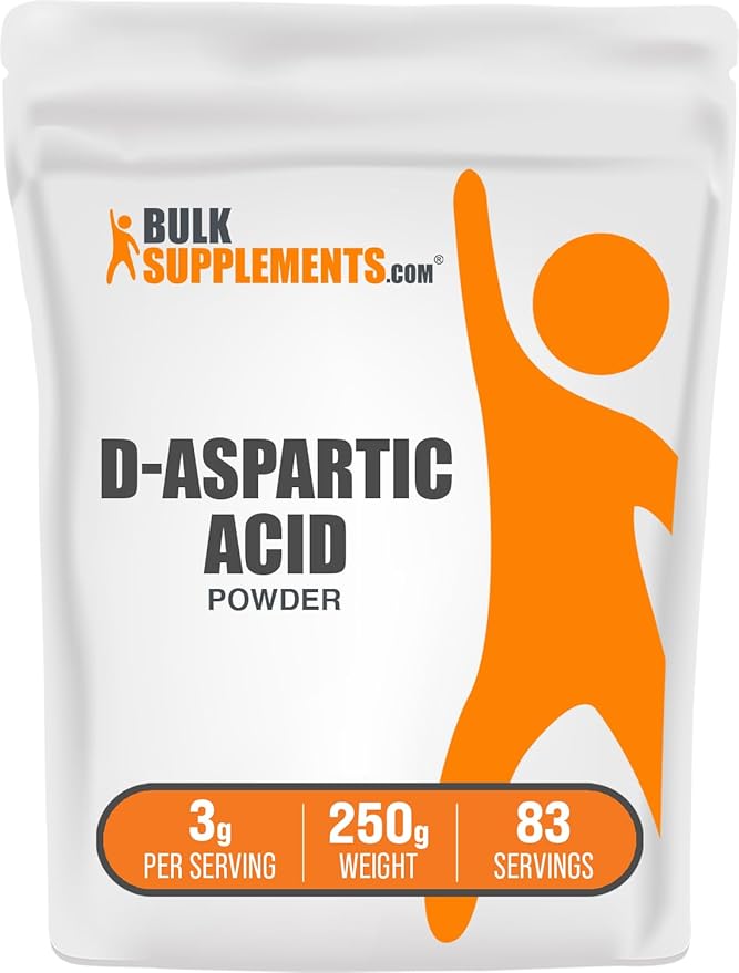 ulkSupplements.com D-Aspartic Acid Powder - D-Aspartic Acid Supplement for Men, Unflavored Amino Acid - Pure & Gluten Free, 3g per Serving, 250g