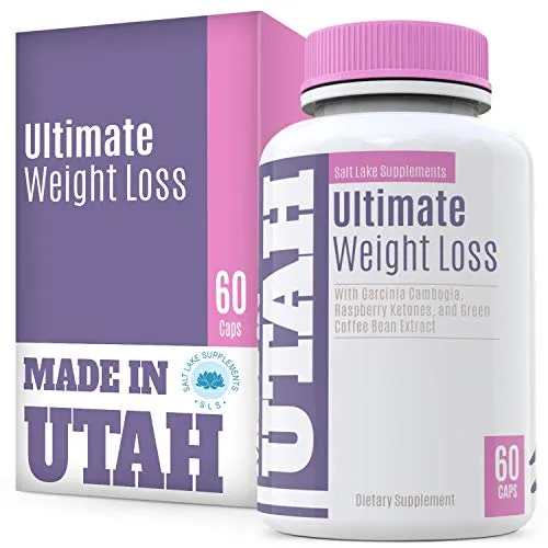 Ultimate Weight Loss Formula with Garcinia Cambogia, Green Tea, Green Coffee Bean, and Raspberry Ketones