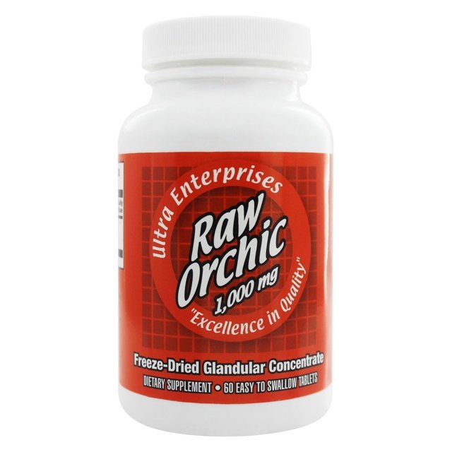 Ultra Enterprises - Raw Orchic 1000 mg. - 60 Tablets
