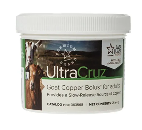 UltraCruz - sc-363568 Goat Copper Bolus Supplement for Adults, 25 Count x 4 Grams