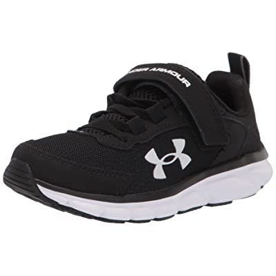 Under Armour boys Pre School Assert 9 Alternate Closure Sneaker Black/White 1 Little Kid US