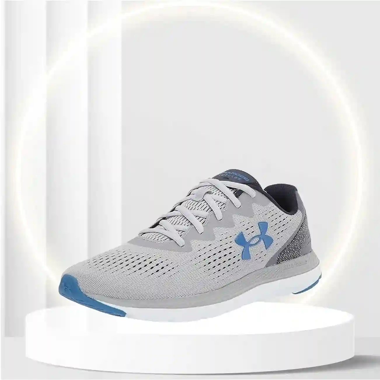 Under Armour Men's Charged Impulse 2 Road Running Shoe, Mod Gray (109)/Victory Blue, 9