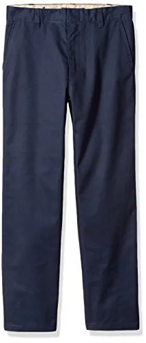 U.S. Polo Assn. Boys' Twill Pant (More Styles Available), Belted Navy, 14