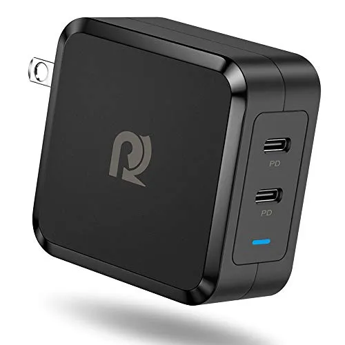 USB C Charger,STAPOW 100W 2-Port USB C Wall Charger PD 3.0 GaN Type C Fast Charger Adapter with Foldable Plug for Laptops, iPad Pro, iPhone 12 Mini Pro Max, Galaxy S9 S8, Switch and More