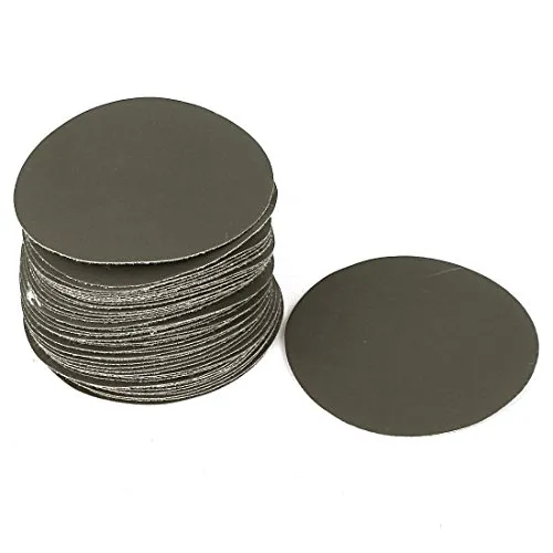 uxcell 3-inch Dia Silicone Carbide 2000 Grit Polishing Sand Paper Green 50pcs