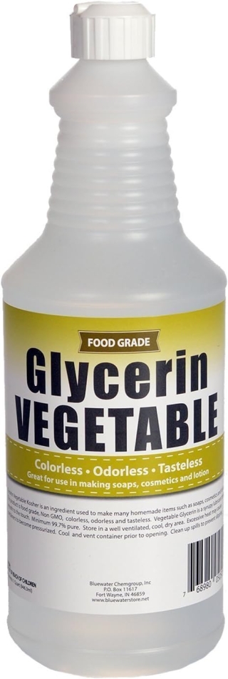 Vegetable Glycerin - 1 Quart (32oz) - All Natural, USP Grade - Food Grade Liquid Glycerin
