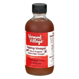 Vermont Village Organic Sipping Apple Cider Vinegar, 8oz (Cranberries & Honey) (2)
