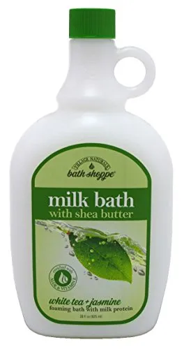 Village Naturals Bath Milk Bath Ultra-Moist White Tea & Jasmine 28 Ounce (828ml) (3 Pack)