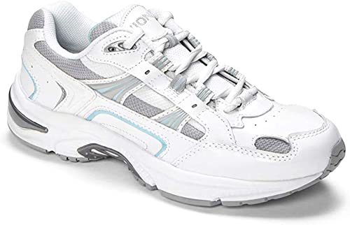 Vionic Women's Walker Classic Comfortable Leisure Shoes- Supportive Walking Sneakers That Include Three-Zone Comfort with Orthotic Insole Arch Support