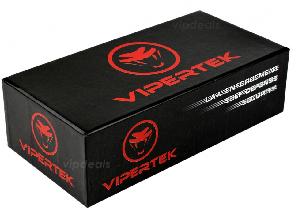 VIPERTEK Stun Gun VTS-195 - 500 BV Metal Heavy Duty Rechargeable LED Flashlight