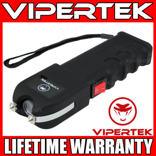 VIPERTEK Stun Gun VTS-989 - 700 BV Heavy Duty Rechargeable LED Flashlight