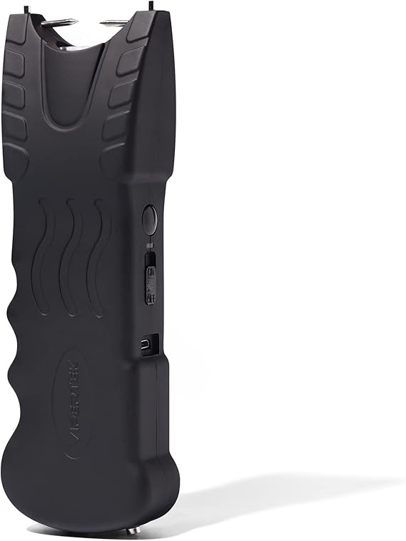 VIPERTEK VTS-979 - 59 Billion Stun Gun - Rechargeable with Safety Disable Pin LED Flashlight, Black